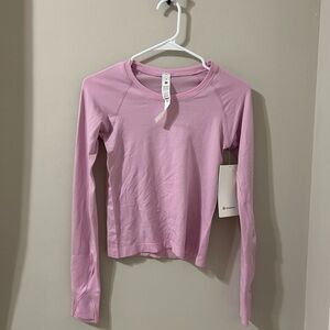 Lululemon Pink Long Sleeve Swiftly Tech 2.0